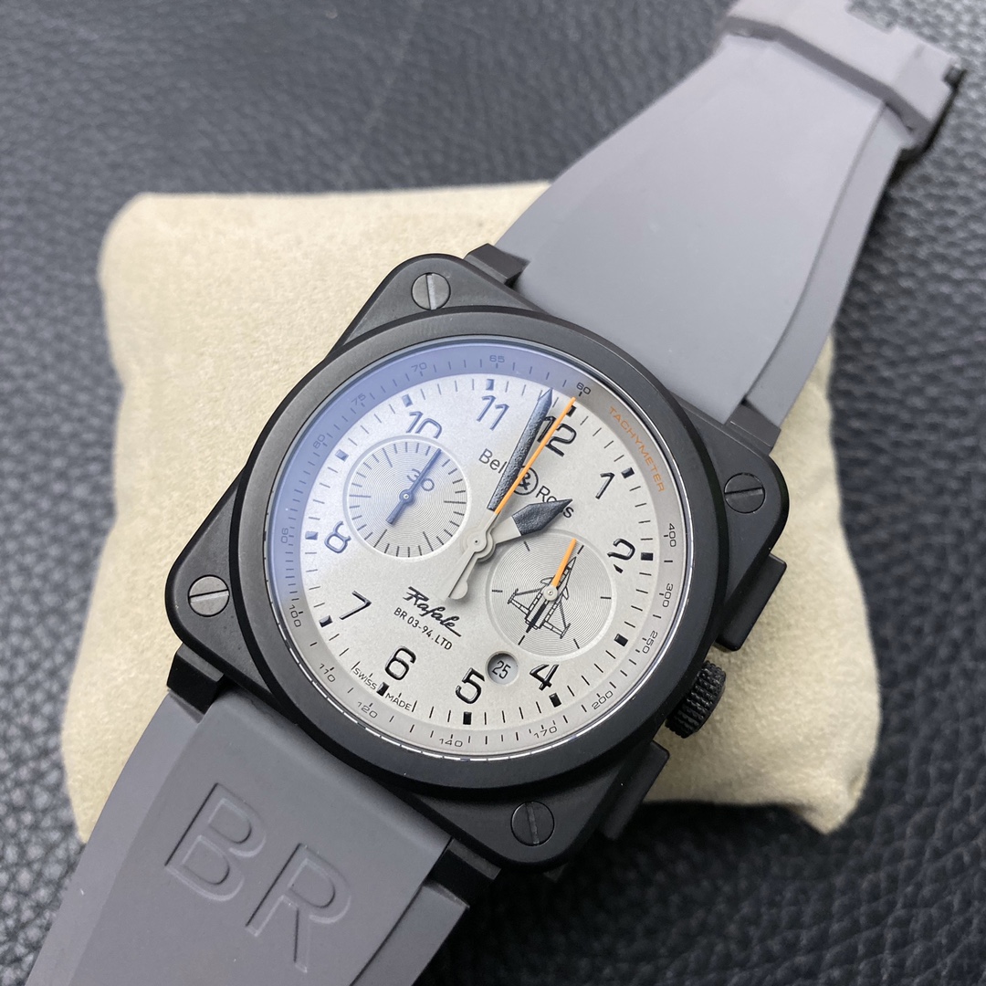 【Super Clone】Bell Ross BR 03-94 Chronograph Grey Dial