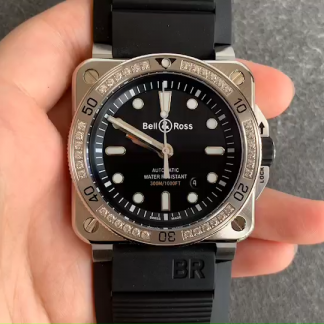 【Super Clone】Bell Ross BR 03 92-D-BL-ST/SRB Black Dial