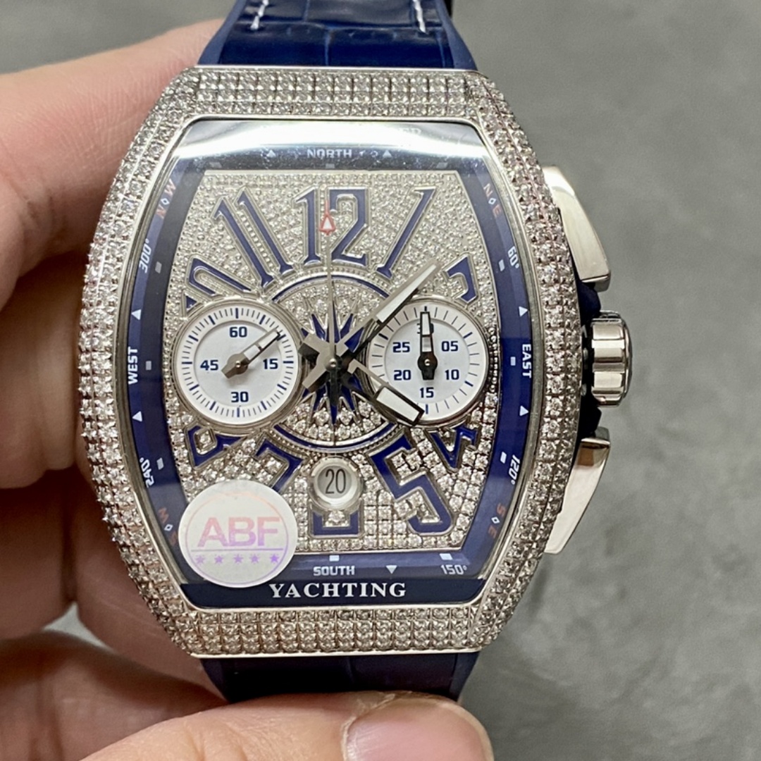 【Super Clone】Franck Muller FM V45 CC DT Blue Yacht