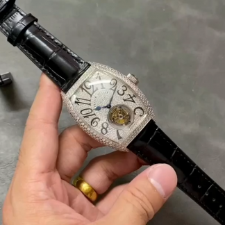 【Super Clone】Franck Muller Diamond Tourbillon 8880 T CH D CD WGWB Replica