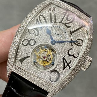【Super Clone】Franck Muller Diamond Tourbillon 8880 T CH D CD WGWB Replica