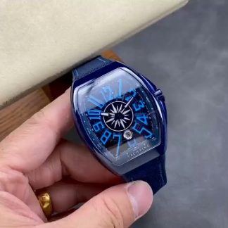 【Super Clone】Swiss Franck Muller Framulan V45 Ceramic Yacht Model Blue 45mm