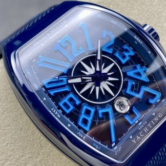 【Super Clone】Swiss Franck Muller Framulan V45 Ceramic Yacht Model Blue 45mm