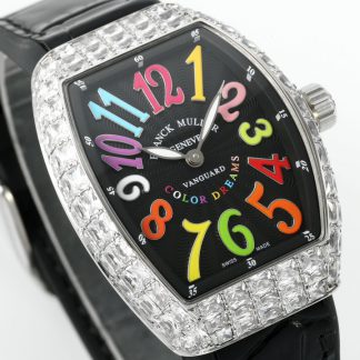 【Super Clone】Franck Muller Style No: 9880 SC DT COL DRM D7 AC Black Replica