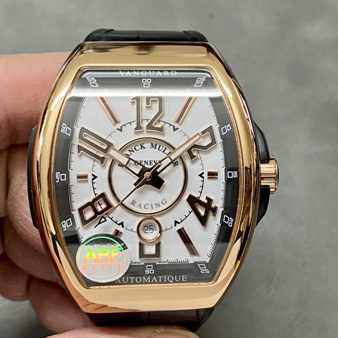【Super Clone】Franck Muller Vanguard Racing Automatic 45SCRCINGWHTGLD