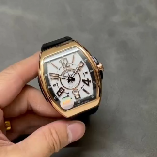 【Super Clone】Franck Muller Vanguard Racing Automatic 45SCRCINGWHTGLD