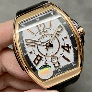 【Super Clone】Franck Muller Vanguard Racing Automatic 45SCRCINGWHTGLD