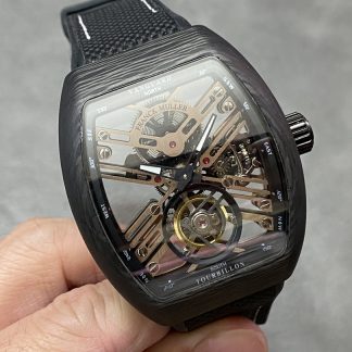 【Super Clone】Franck Muller Vanguard Seven Days V 45 S6 SQT NR BR (5N) TT SK BLK