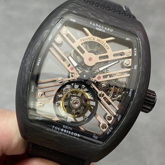 【Super Clone】Franck Muller Vanguard Seven Days V 45 S6 SQT NR BR (5N) TT SK BLK