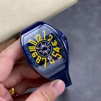 【Super Clone】Franck Muller Framulan V45 Ceramic Yacht Model Yellow 45mm
