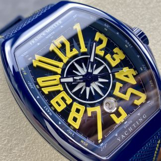 【Super Clone】Franck Muller Framulan V45 Ceramic Yacht Model Yellow 45mm
