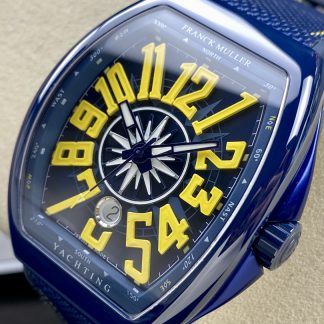 【Super Clone】Franck Muller Framulan V45 Ceramic Yacht Model Yellow 45mm