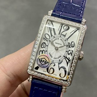 【Super Clone】Franck Muller Long Island Quartz Diamond Blue Dial 952QZD1R(AC) - DB