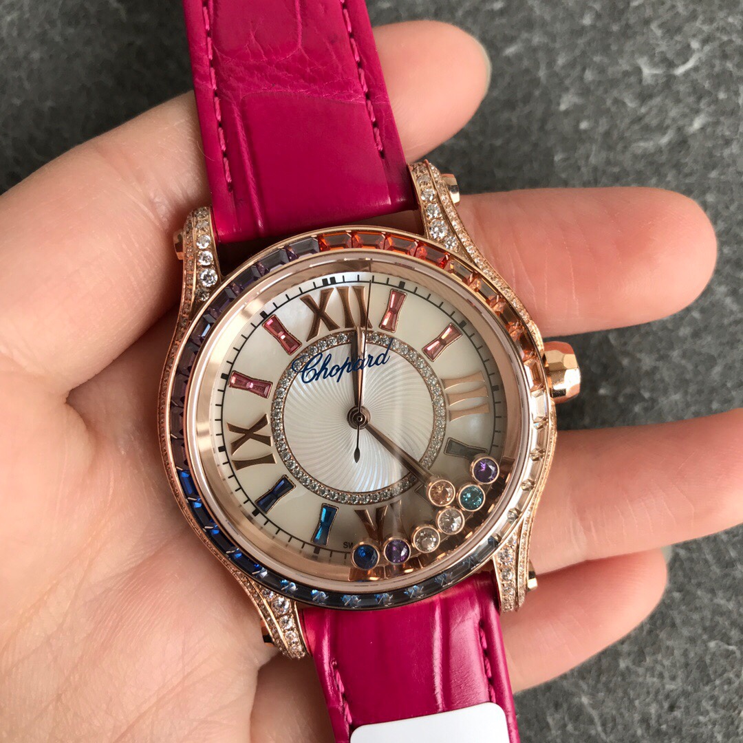 【Super Clone】Chopard Happy Sport 18K Rose Gold 274891-5025