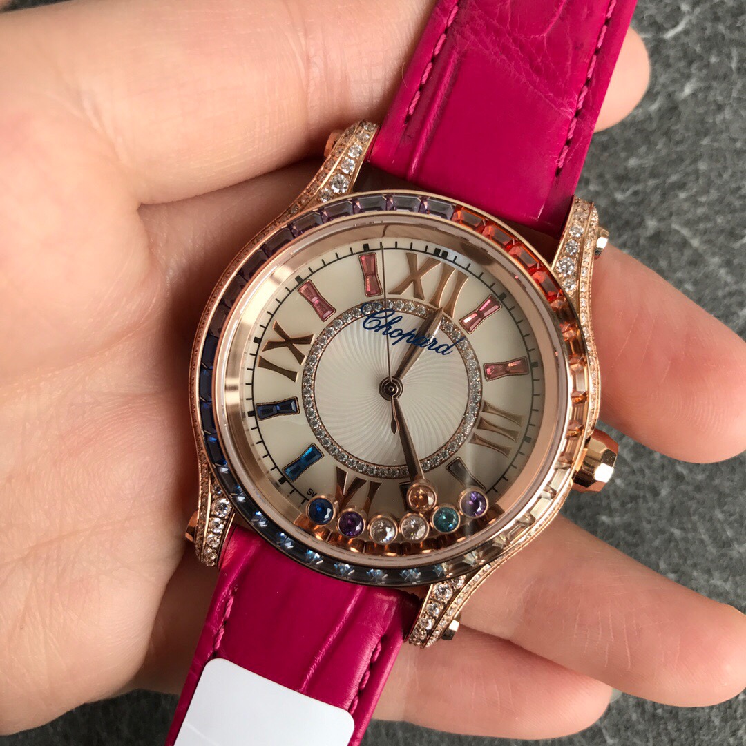 【Super Clone】Chopard Happy Sport 18K Rose Gold 274891-5025
