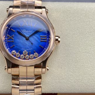 【Super Clone】Chopard Happy Sport Rose Gold Stainless Steel 36mm 278578-6003