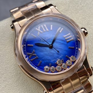 【Super Clone】Chopard Happy Sport Rose Gold Stainless Steel 36mm 278578-6003