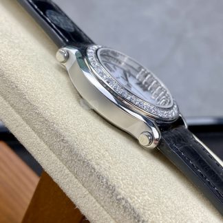 【Super Clone】Chopard Happy Sport Diamond Bezel Women's Quartz Watch 278475-3037