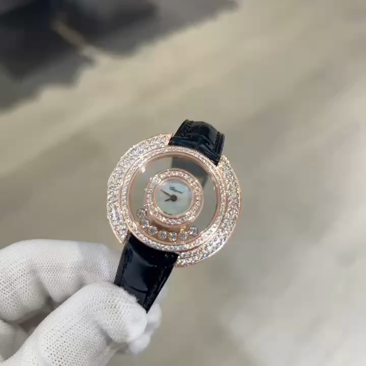 【Super Clone】Chopard Happy Diamonds Quartz Womens 209426-1201