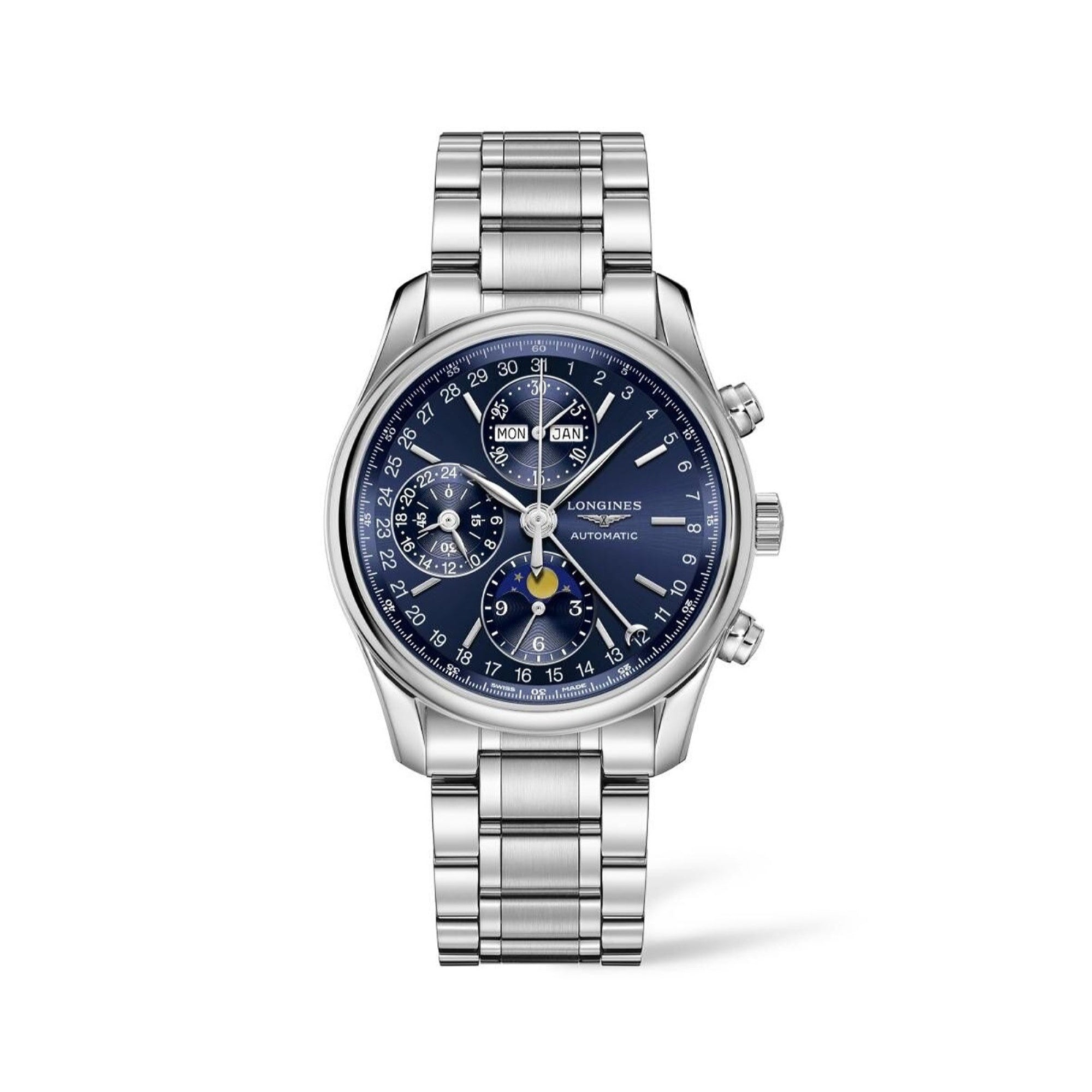 【Super Clone】Longines Men's L2.673.4.92.6 Master Collection Chronograph Stainless Steel Watch