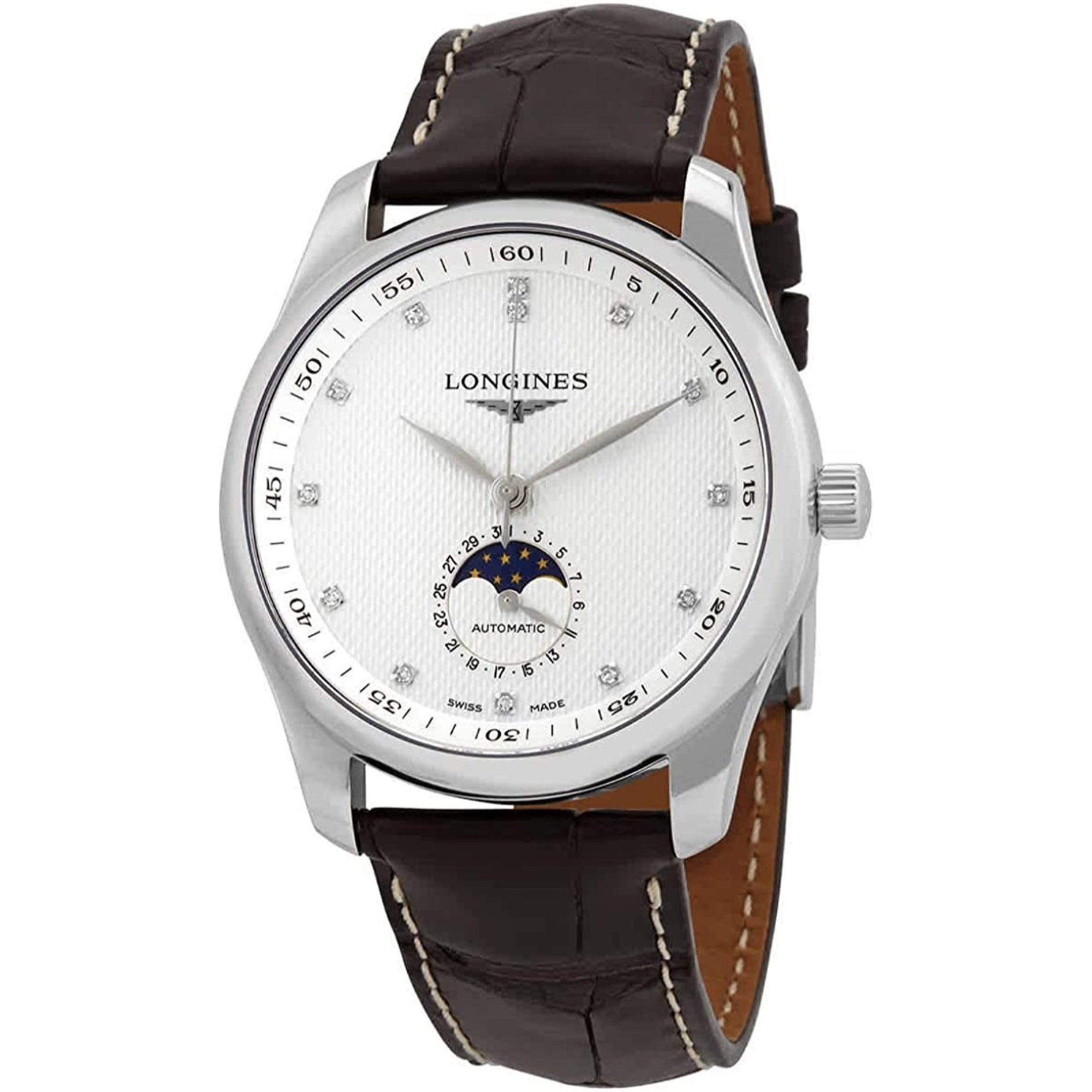 【Super Clone】Longines Men's L2.909.4.77.3 Master Collection Brown Leather Watch