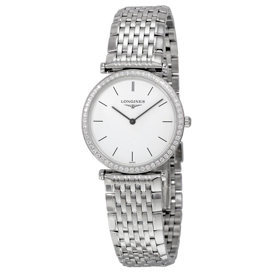 【Super Clone】Longines Women's L45130126 La Grande Classique Diamond Stainless Steel Watch