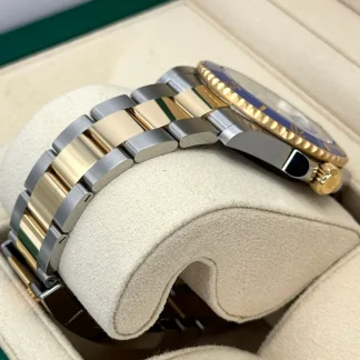 【Super Clone】Rolex Submariner Two-Tone Yellow Gold & Steel Rolesor - Blue Dial Ceramic Bezel (Ref# 126613LB)