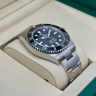 【Super Clone】Rolex Submariner 41mm No Date Stainless Steel Black Dial Black Bezel - 124060
