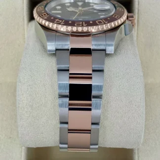 【Super Clone】Rolex GMT Master II 40 Two Tone Rose Gold Rootbeer 126711CHNR